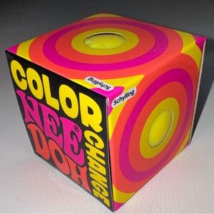 SHIPS TODAY! Nee Doh Color Change Squishy Squeeze Toy Viral TikTok Easter Yellow